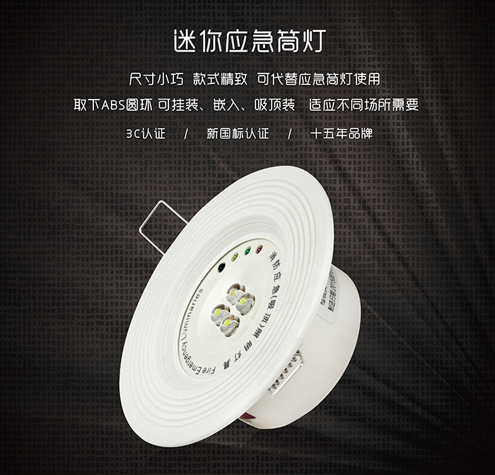藝光消防迷你應(yīng)急筒燈--精致小巧的體驗(yàn)，不容錯(cuò)過的選擇
